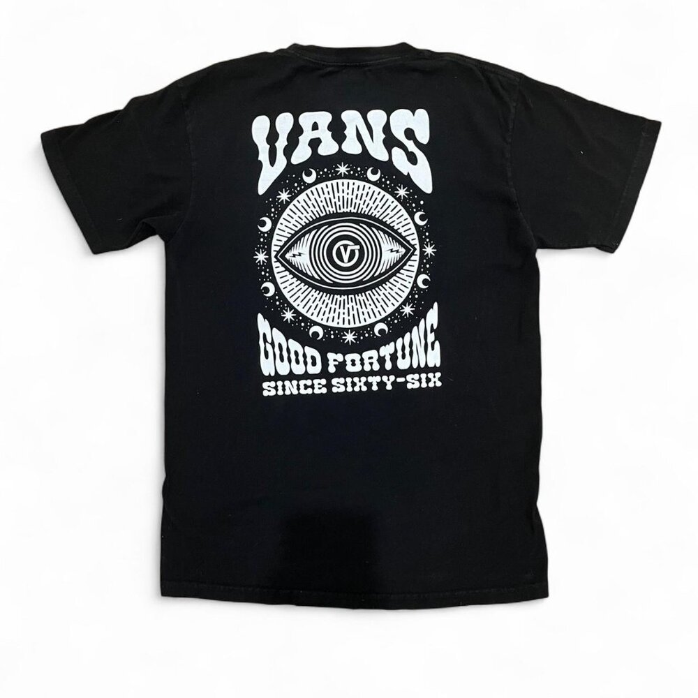 Black Vans “Good Fortune” Tee